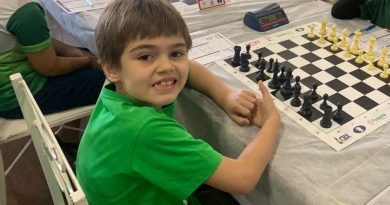 Jovem Sebastian Liam Ferraz conquista título no Campeonato Estadual de Xadrez, por Blumenau