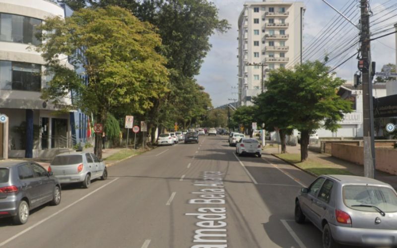 Rio do Sul fechará trecho da Alameda Bela Aliança para manutenção de árvores no final de semana