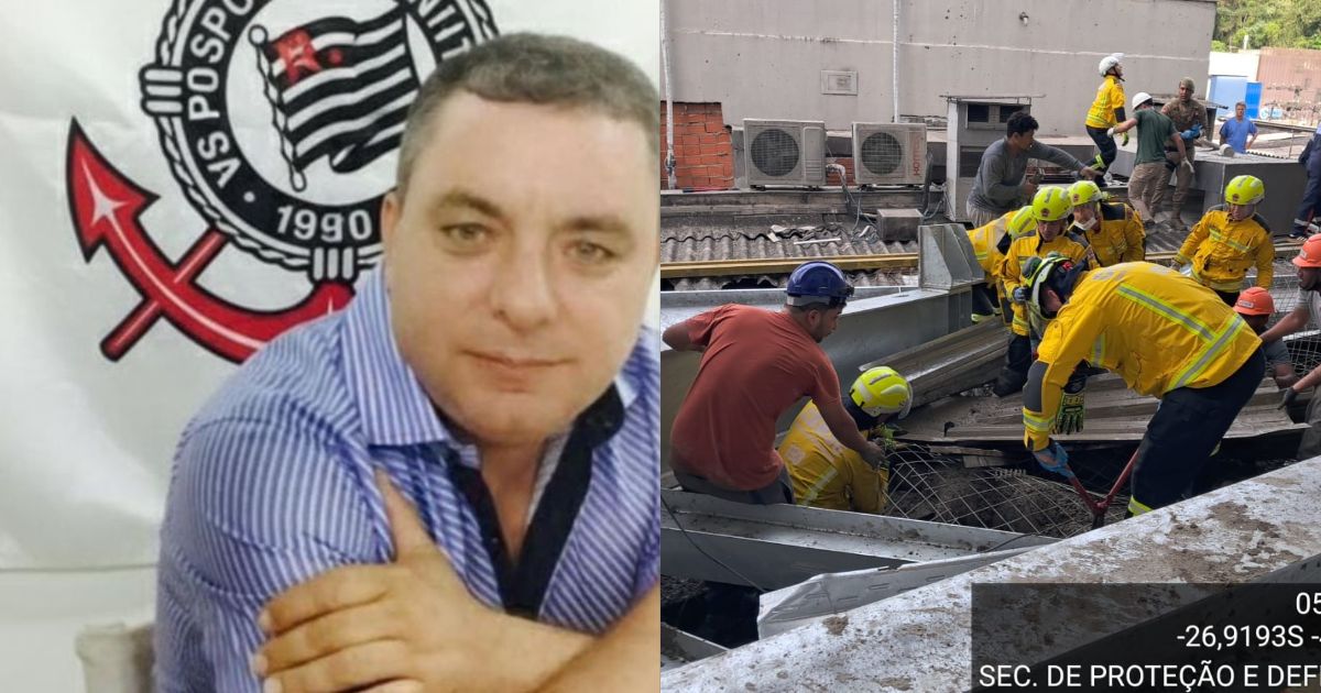 Quem era o trabalhador que morreu após estrutura desabar no Centro de Blumenau
