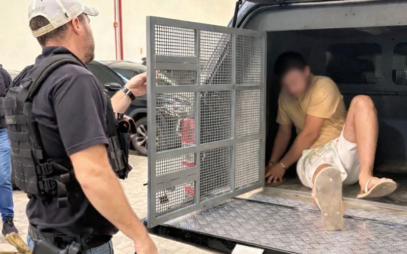 Polícia prende homem por flagrante portando arma de fogo irregular em Gaspar