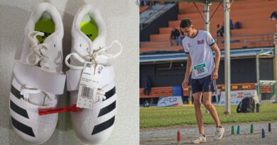 Após matéria do Mesorregional, jovem atleta de Blumenau ganha novas sapatilhas para continuar competindo