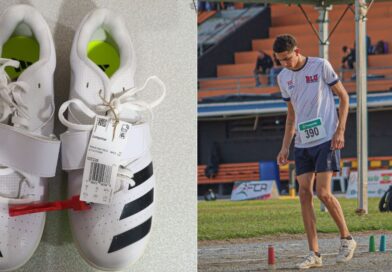 Após matéria do Mesorregional, jovem atleta de Blumenau ganha novas sapatilhas para continuar competindo
