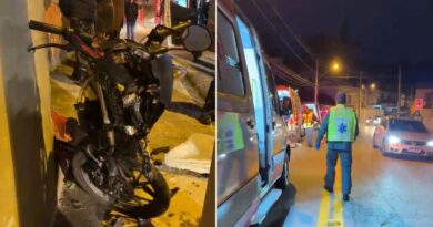 Motociclista morre no início deste terça-feira (16), após colisão contra poste em Blumenau