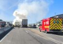 Grave acidente com incêndio interdita a BR-470 em Indaial