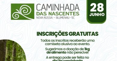Prefeitura de Blumenau promove 10ª Caminhada das Nascentes na Nova Rússia