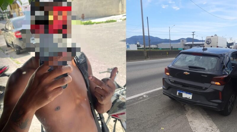 Integrante de facção criminosa do Rio de Janeiro é preso na BR-101, em Itajaí