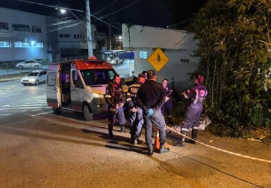 Noite violenta em Blumenau tem homicídio a facadas e tentativa de assassinato a tiros