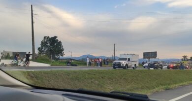 Motociclista morre em grave acidente na BR-470, em Gaspar