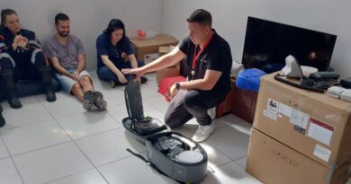 Samu de Blumenau realiza treinamento para operar novos equipamentos de reanimação cardíaca