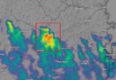 Temporal com granizo atinge o Alto Vale e alerta para risco de tempestades em Santa Catarina
