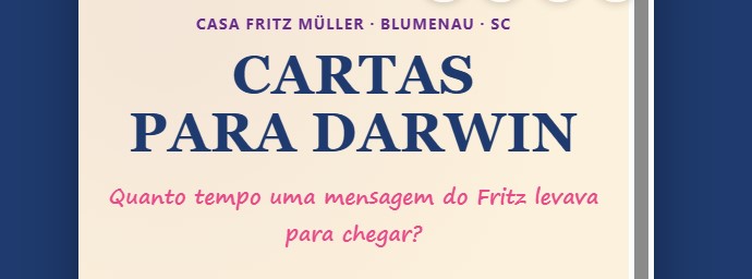Novo minigame da Casa Fritz Müller recria cartas para Darwin