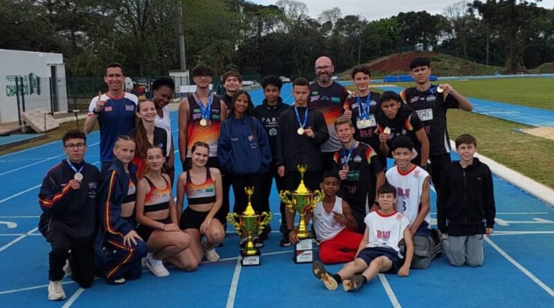 AABLU conquista título geral masculino no Campeonato Catarinense Sub-16 de Atletismo