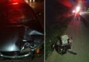 Colisão entre carro e veículo elétrico deixa mãe e filho feridos na BR-470, em Gaspar