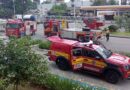 Curto-circuito mobiliza bombeiros em colégio no bairro Itoupava Seca, em Blumenau