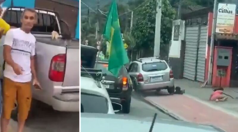 Apoiador de Lula é preso após atropelar duas crianças durante manifestação política